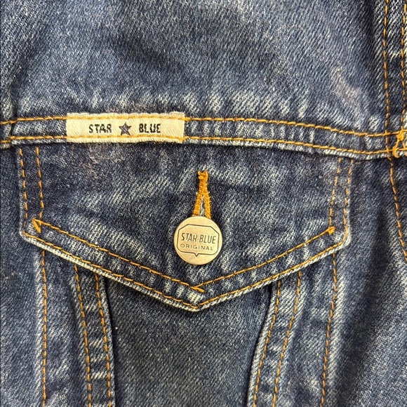 Star Blue Vintage Y2K Denim Jacket - Picture 2 of 9